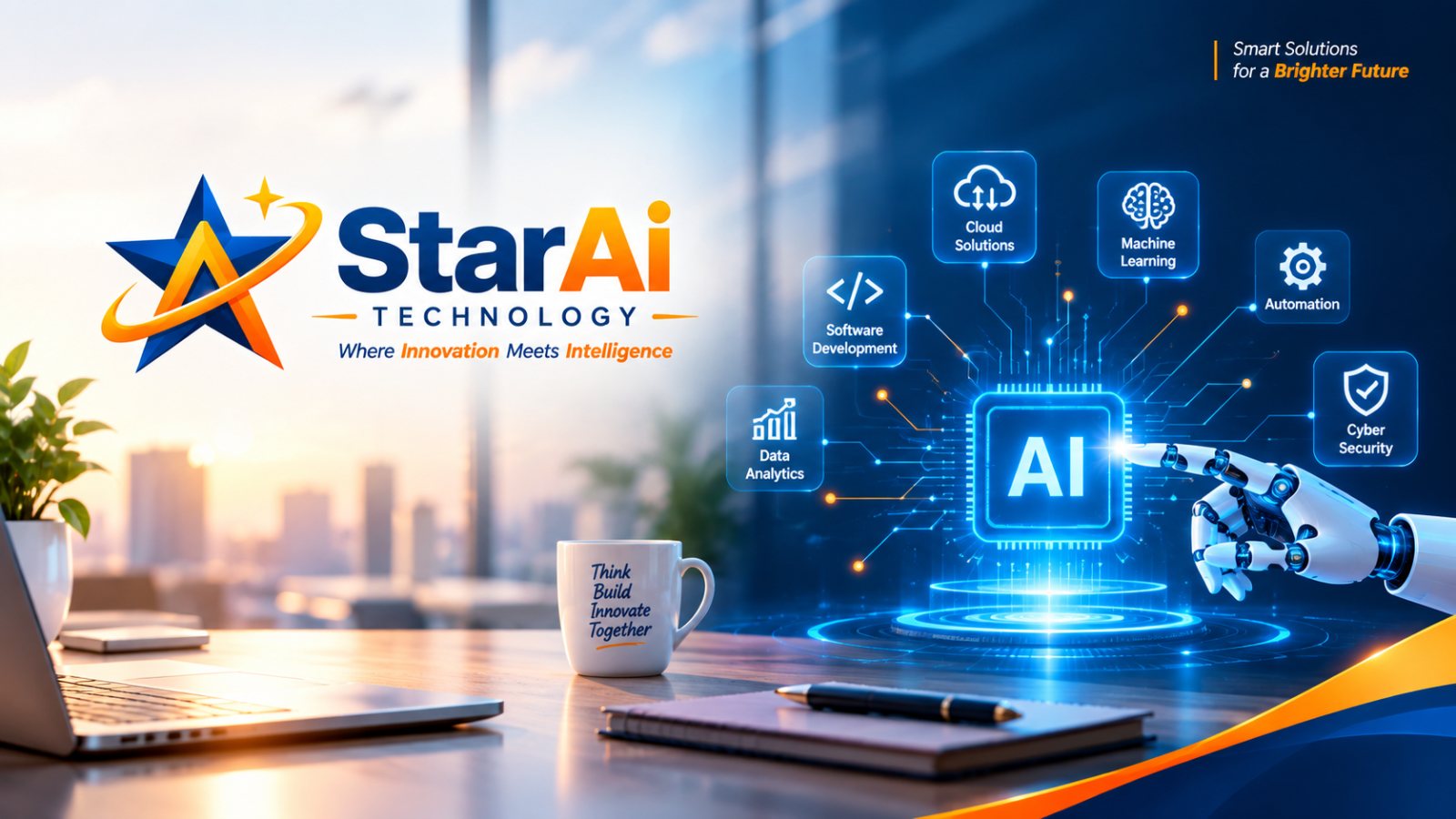 AI, cloud, automation, software development, data analytics and cyber security — the services Star Ai Technology delivers